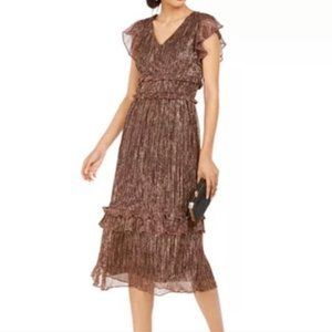 Women's julia jordan Metallic Sparkle Midi Dress
